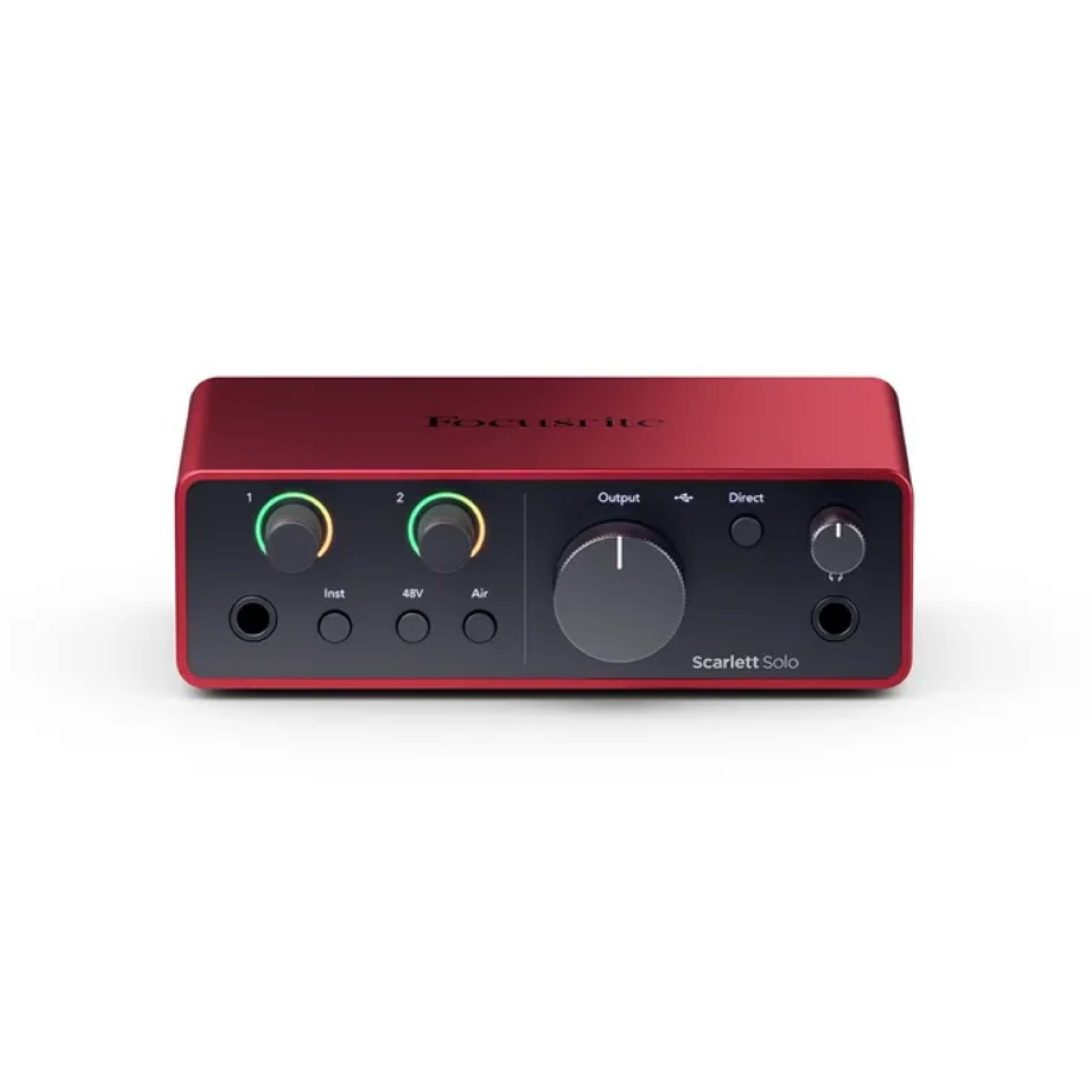 DJ機材 Focusrite Scarlett Solo gen2 FOCUSRITE SCARLETT Solo studio 四代錄音套組(原廠保固三年